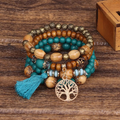 Bohemian Turquoise Wood