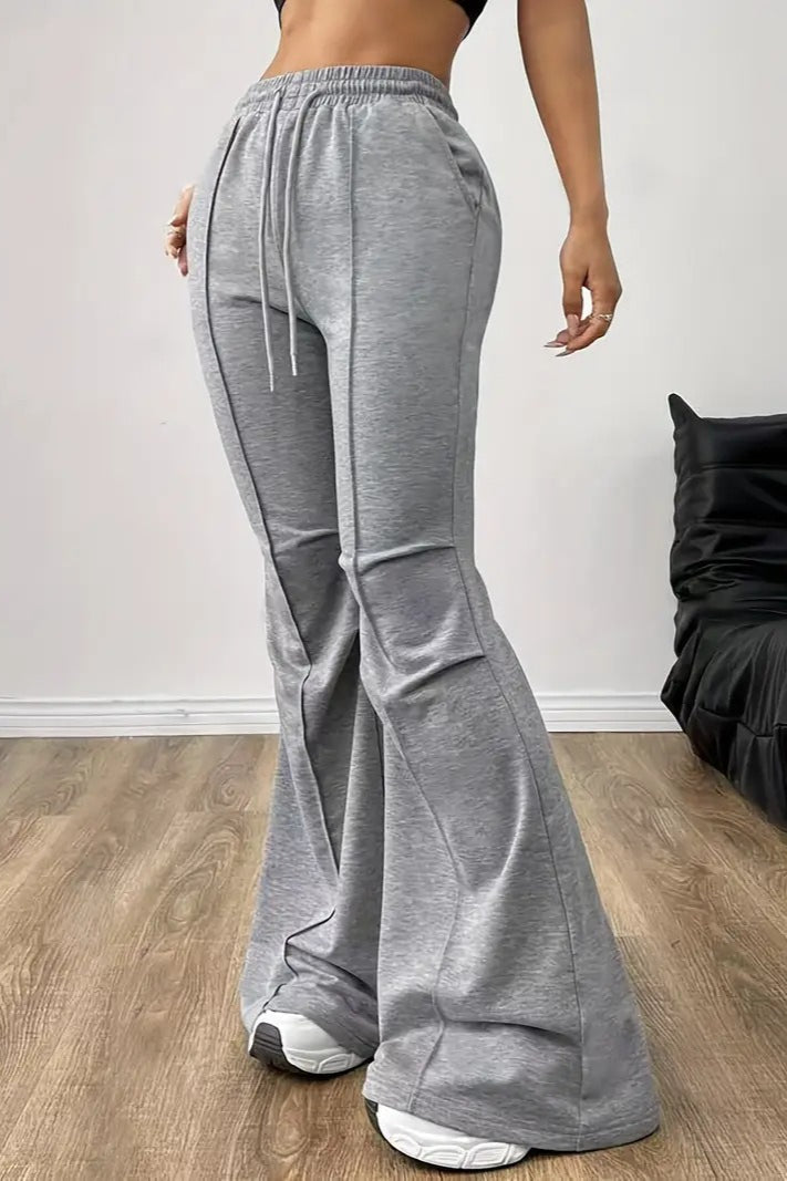 Color Flare Sweat Pants