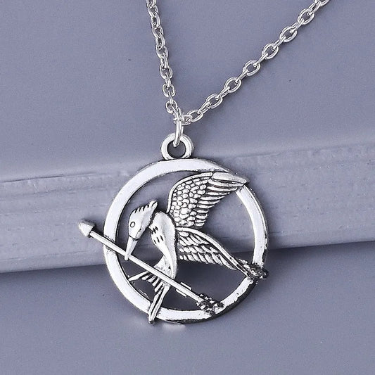 Vintage Winged Bird Necklace