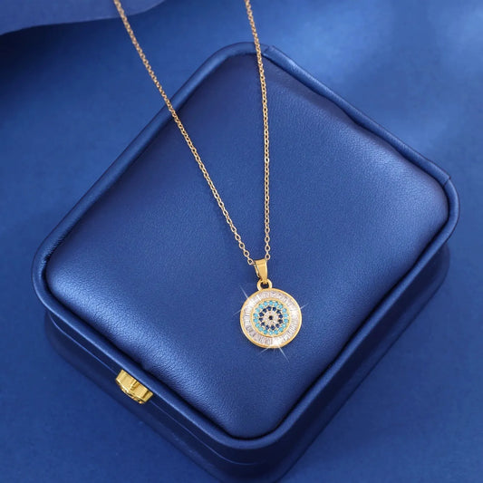 Elegant Evil Eye Necklace