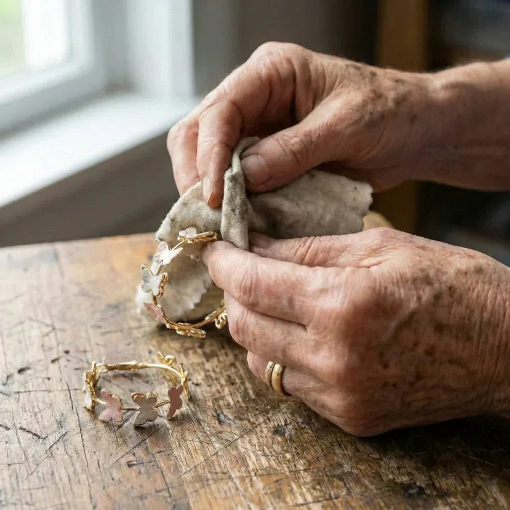 Vintage Butterflies Hoop Earrings