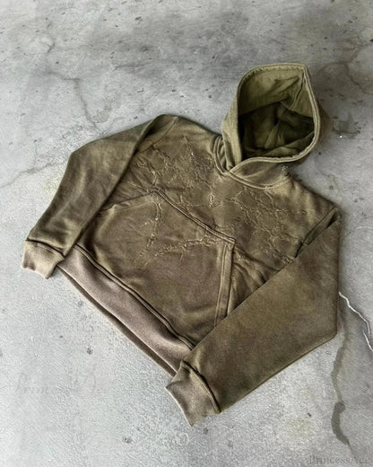 Dark Embroidered Cleansing Sweatshirt