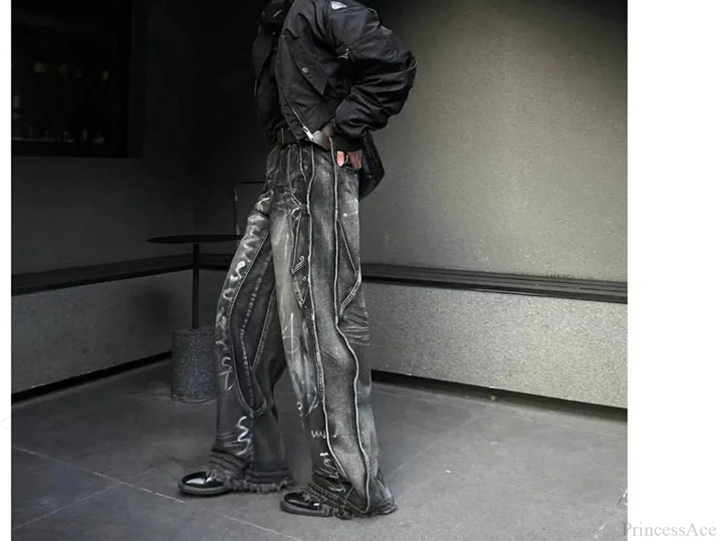 Dark Gothic Y2k Baggy Pant