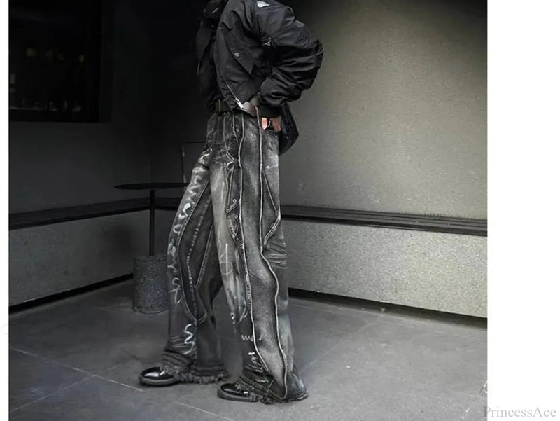 Dark Gothic Y2k Baggy Pant