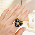 Statement Black Onyx Ring