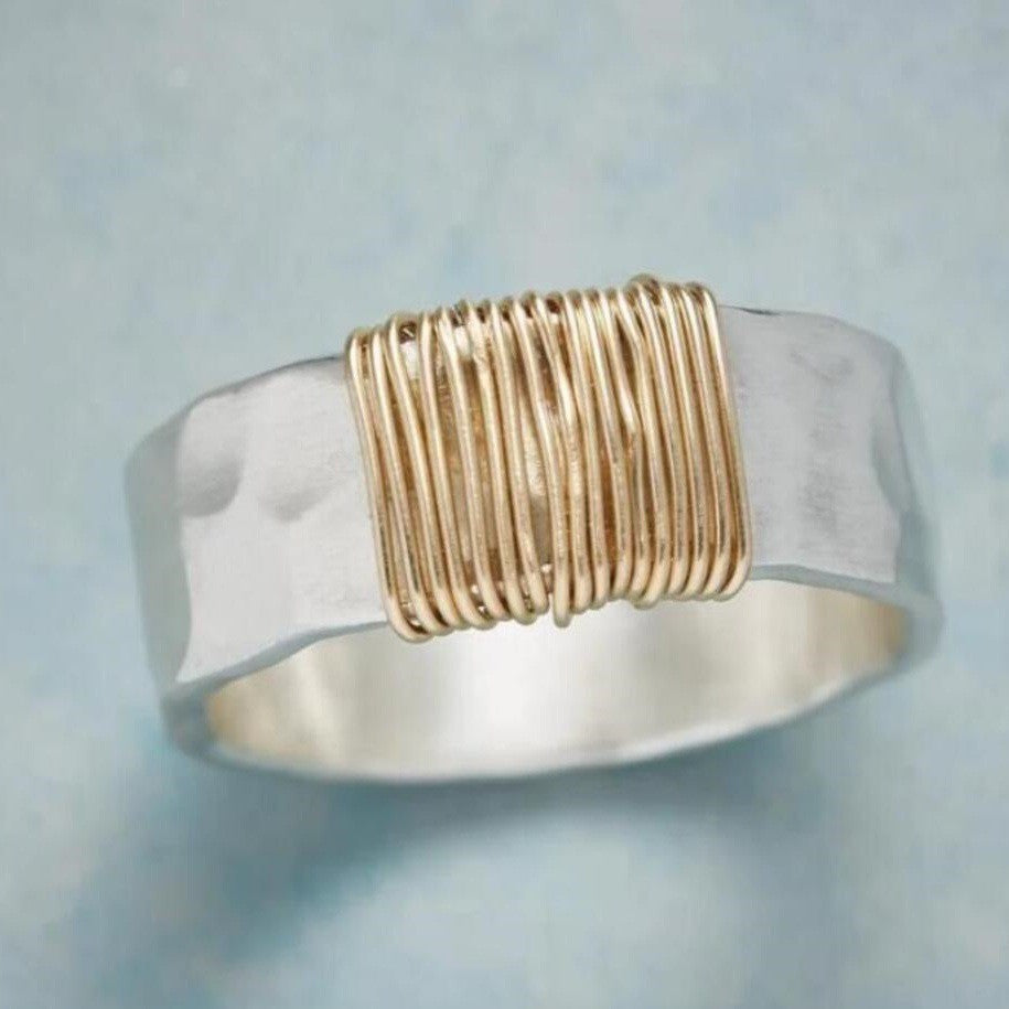 Modern Wire Wrap Ring