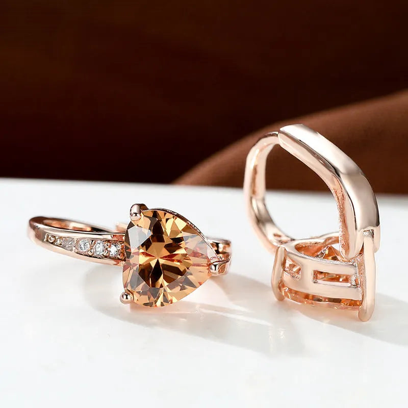 Elegant Citrine Earrings