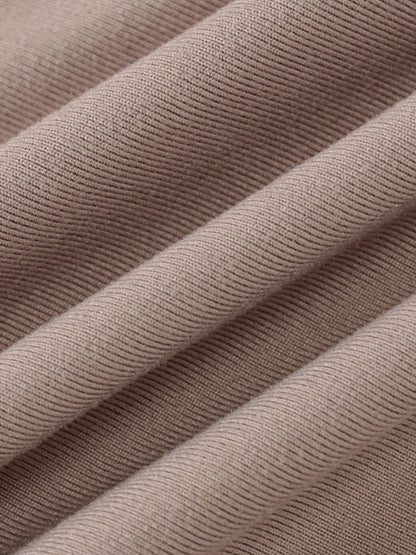 Long Sleeves Color Split-joint Hooded Maxi Dresses