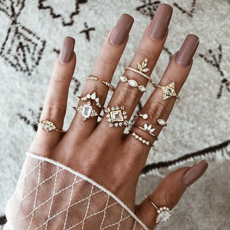 Elegant Crystal Ring