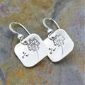 Elegant Dandelion Earrings