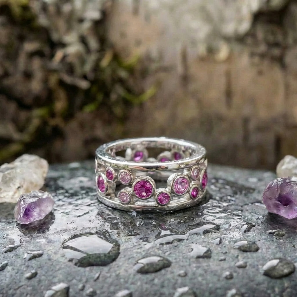 Elegant Pink Sapphire Ring