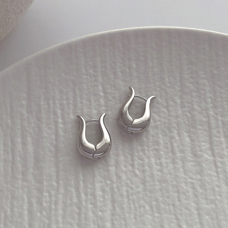 Classic Silver Hoop Earrings