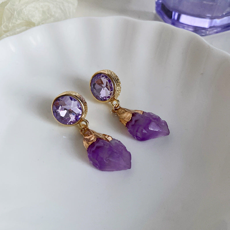 Elegant Amethyst Earrings