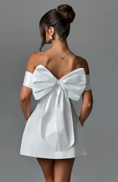 Demi Bow Mini Dress