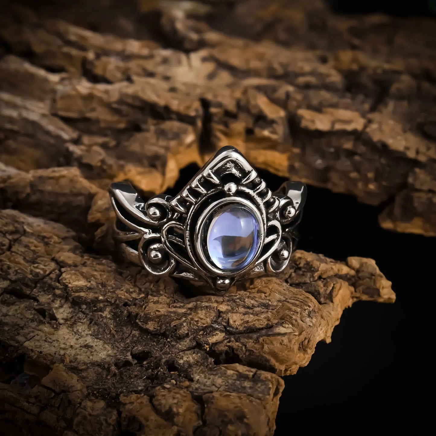 Statement Moonstone Ring