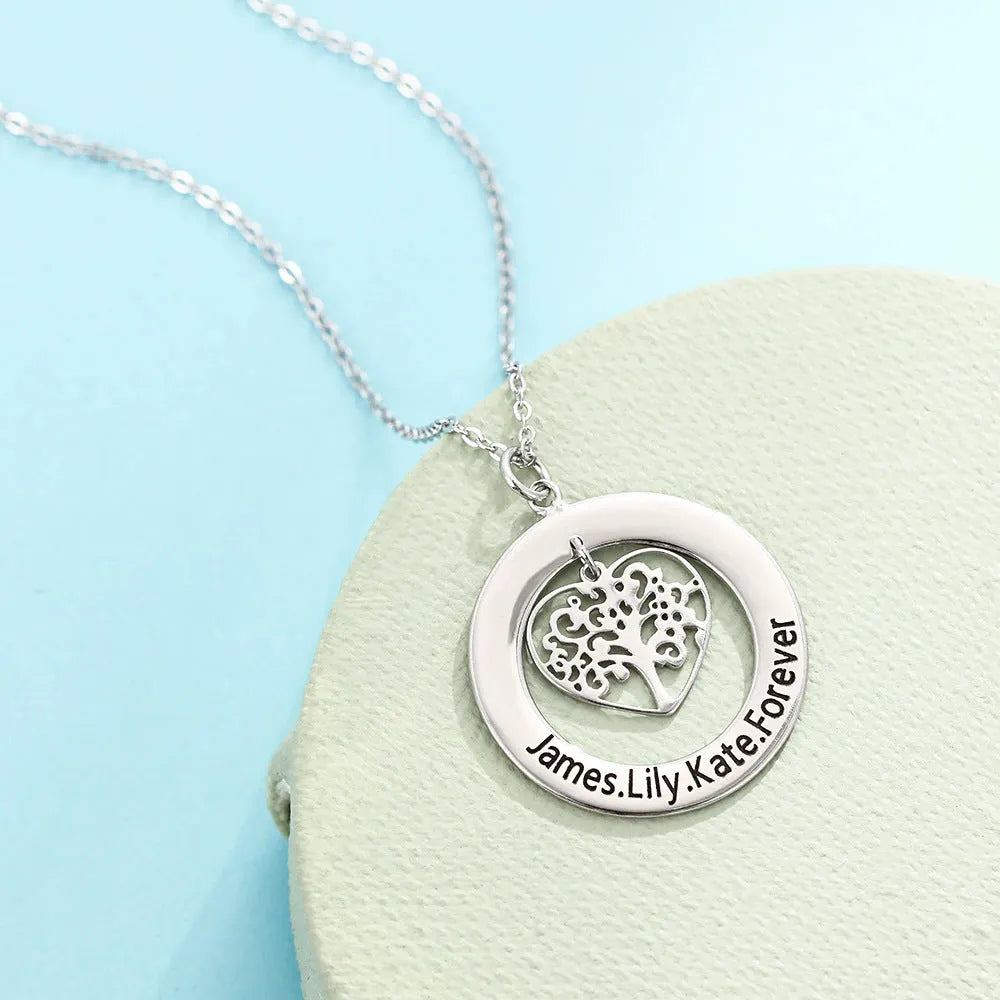 Personalized Family Tree Necklace