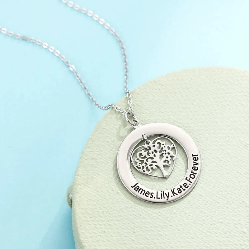 Personalized Family Tree Necklace