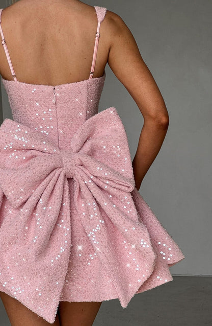 Triana Mini Dress - Blush