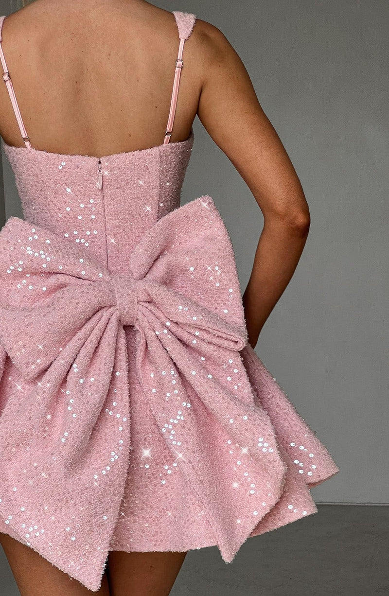 Triana Mini Dress - Blush