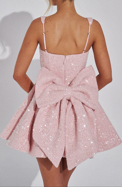 Triana Mini Dress - Blush