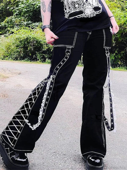 Dress Gothic Denim Rebel Pant