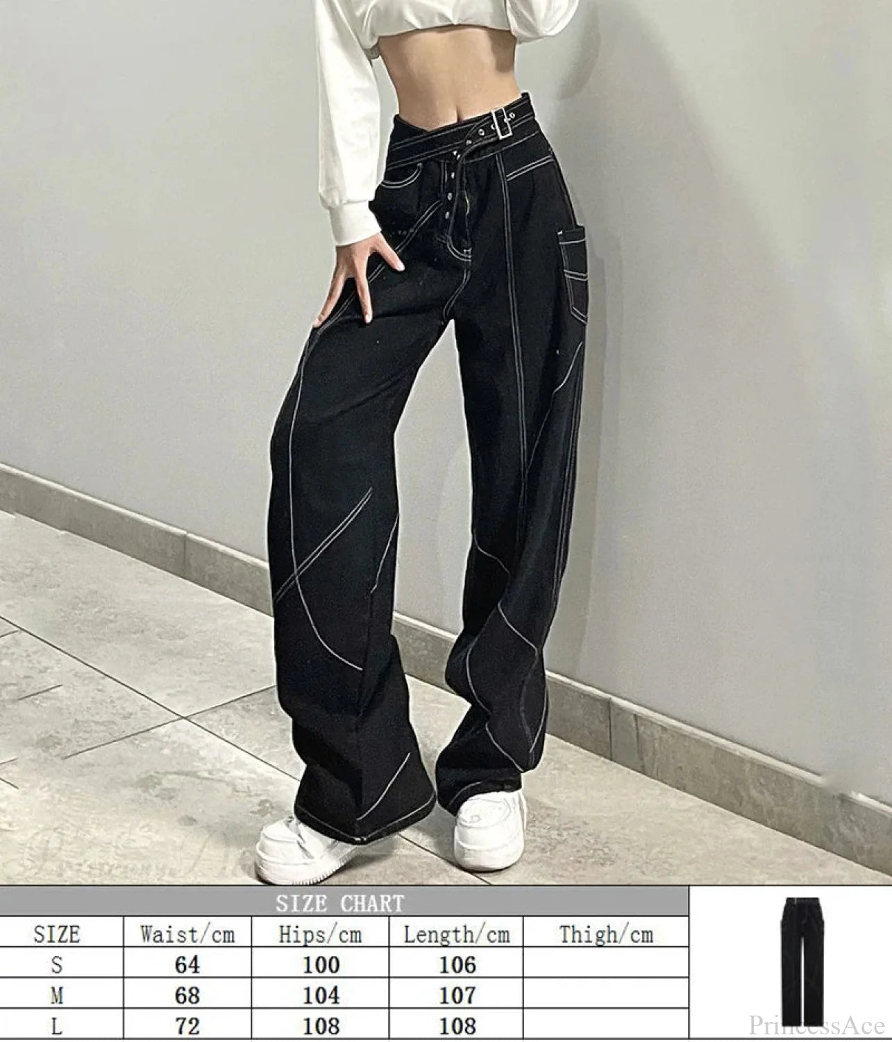 Dress Gothic Denim Rebel Pant