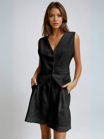 Always Vest & Shorts Matching Suit