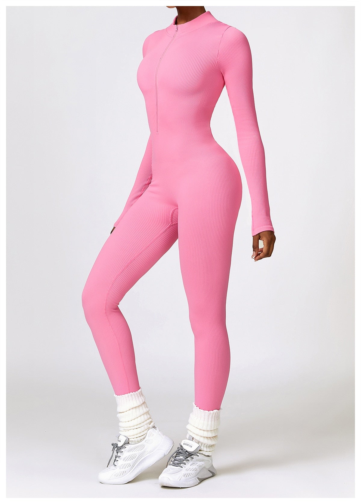 Serena - Zip Up Jumpsuit Long Sleeve