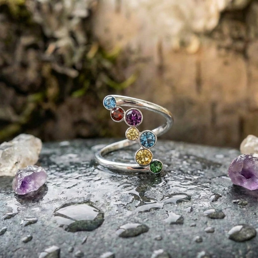 Colorful Crystal Statement Ring