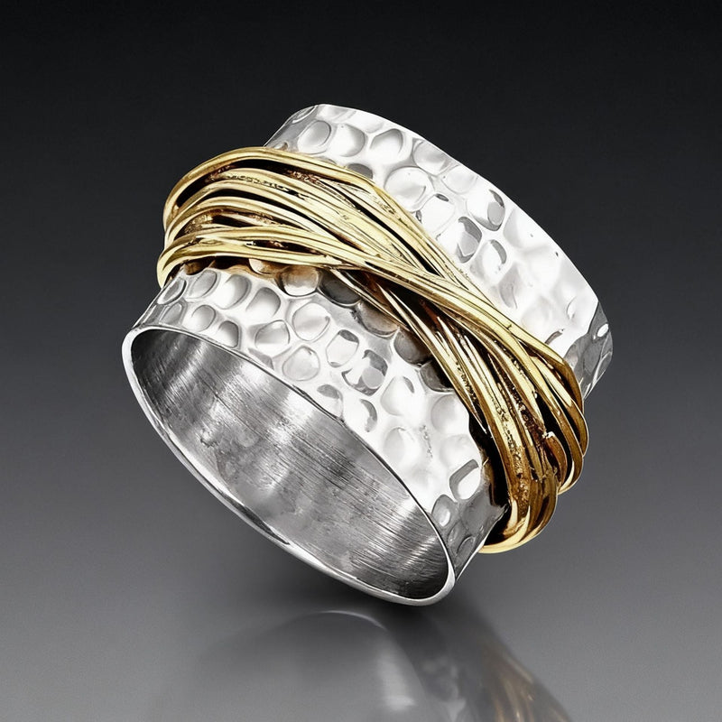 Modern Two Tone Ring