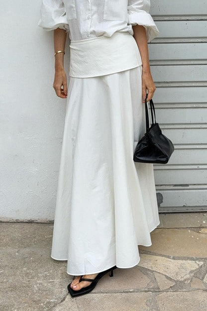 A-line Midi Skirt