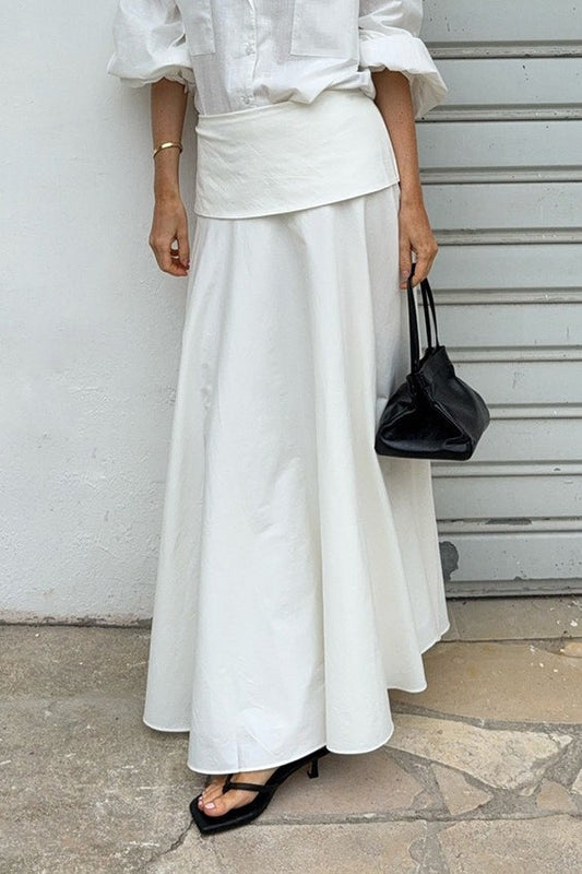 A-line Midi Skirt