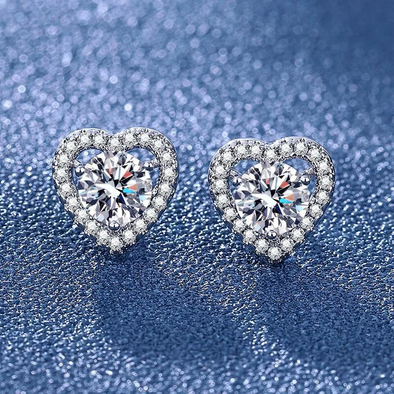 Elegant Crystal Heart Shaped