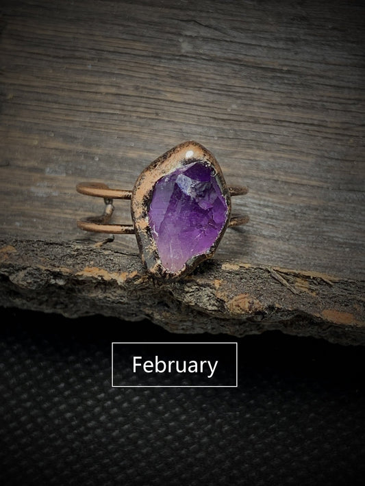 Vintage Amethyst Statement Ring