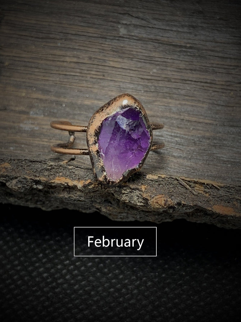 Vintage Amethyst Statement Ring