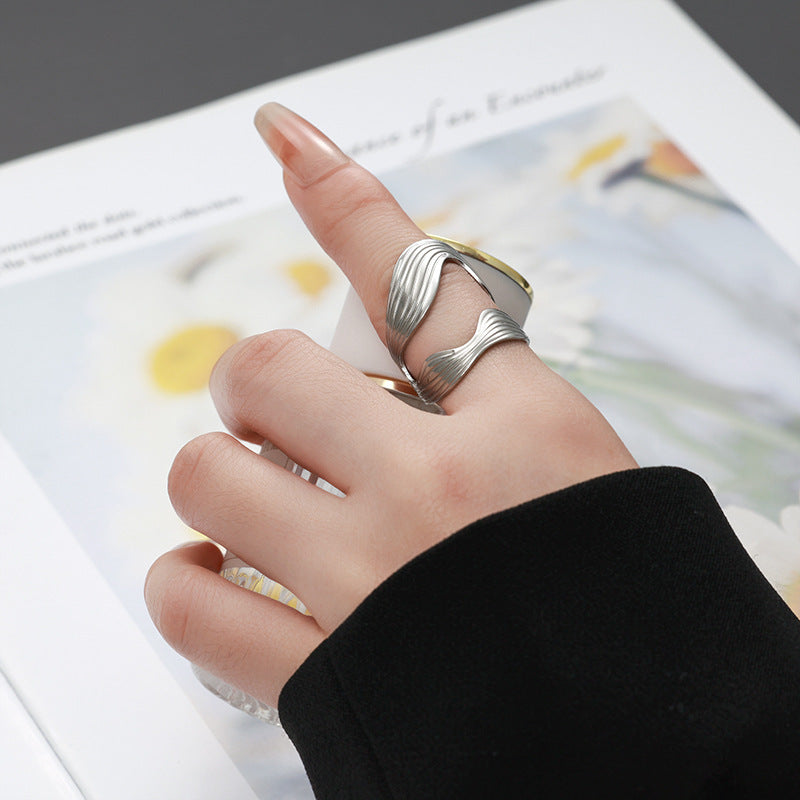 Modern Silver Ring