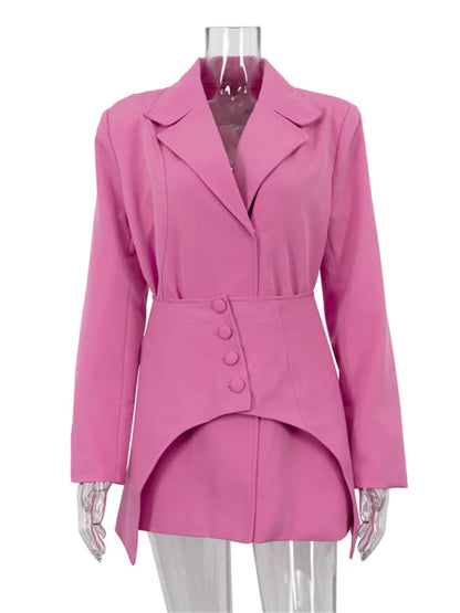 V-neck High Waist Cardigan Coat for – Outwear