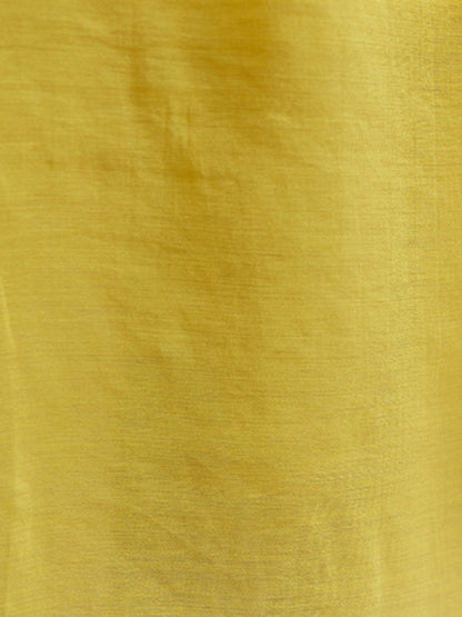 Loose Short Sleeves Color Split-joint Round-neck Midi Dresses