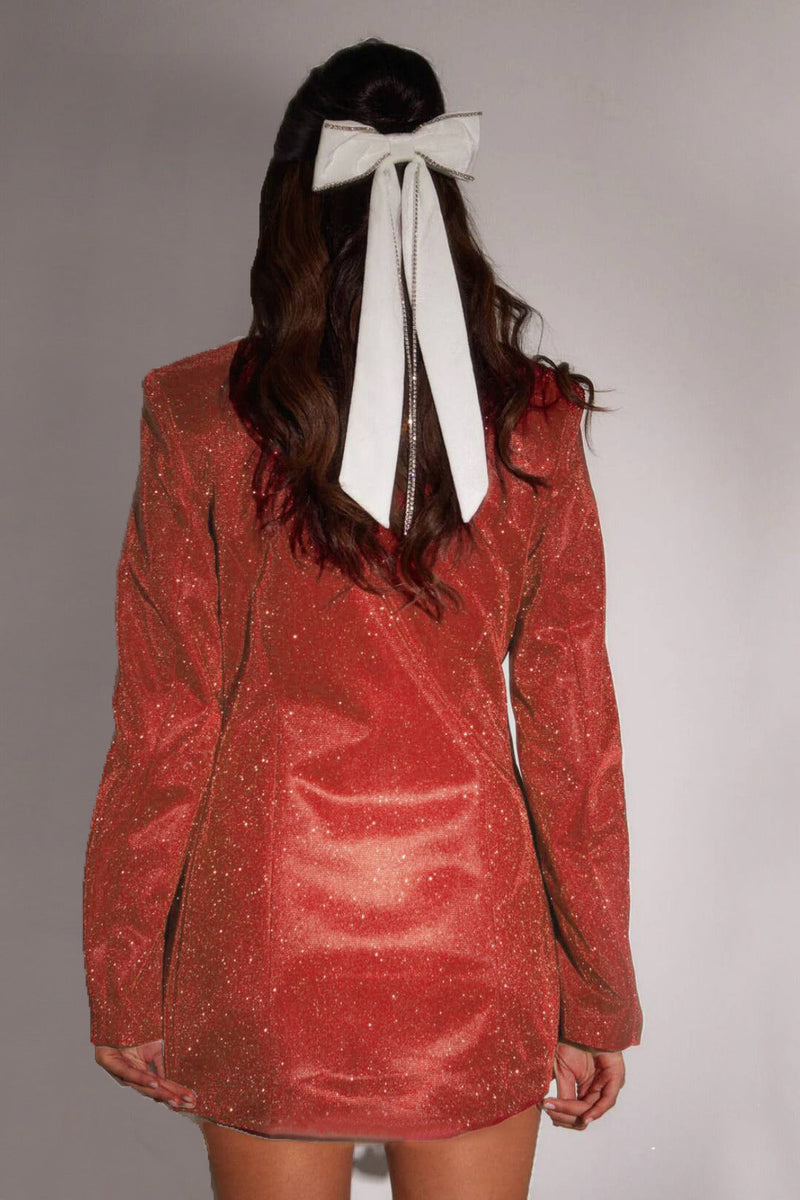 Tailored Slim Fit Blazer Mini Dress