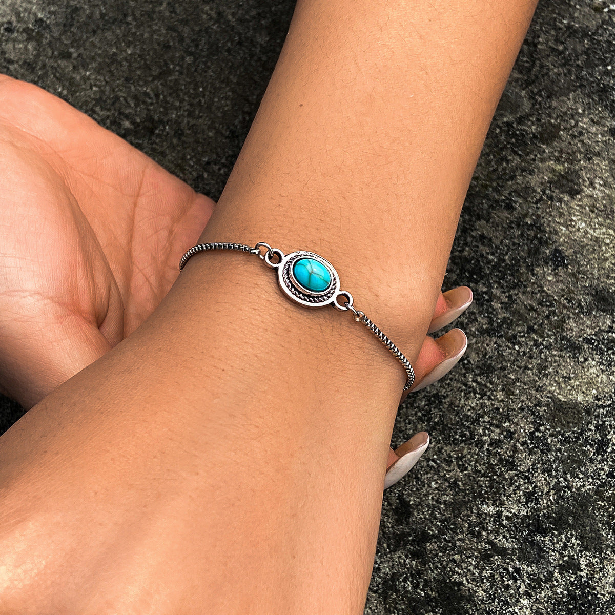 Turquoise Silver Bracelet