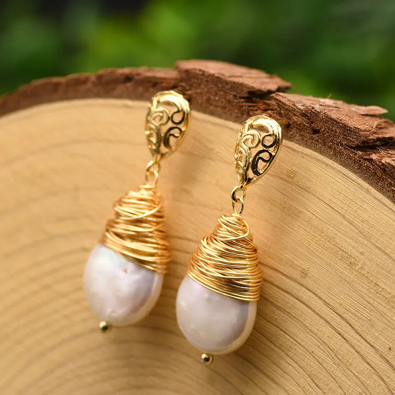 Elegant Pearl Earrings