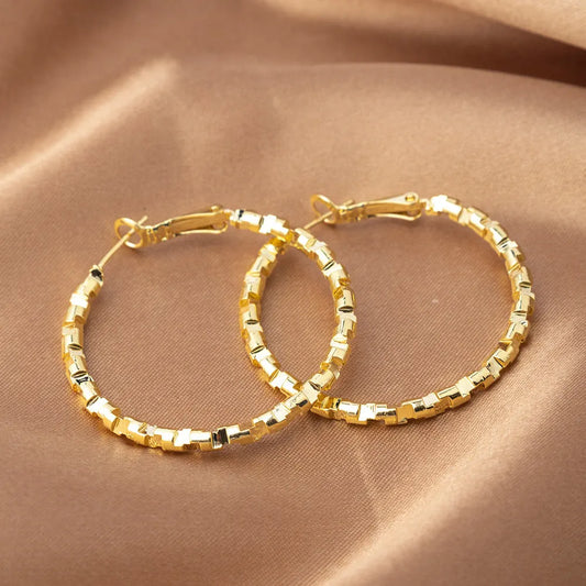 Classic Gold Hoop Earrings