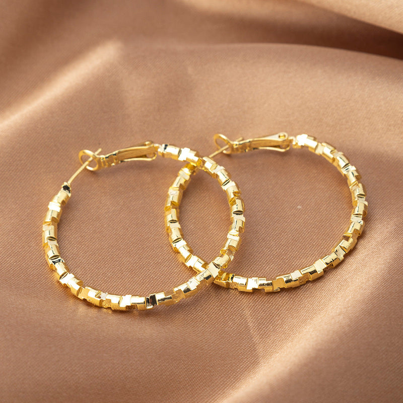 Classic Gold Hoop Earrings