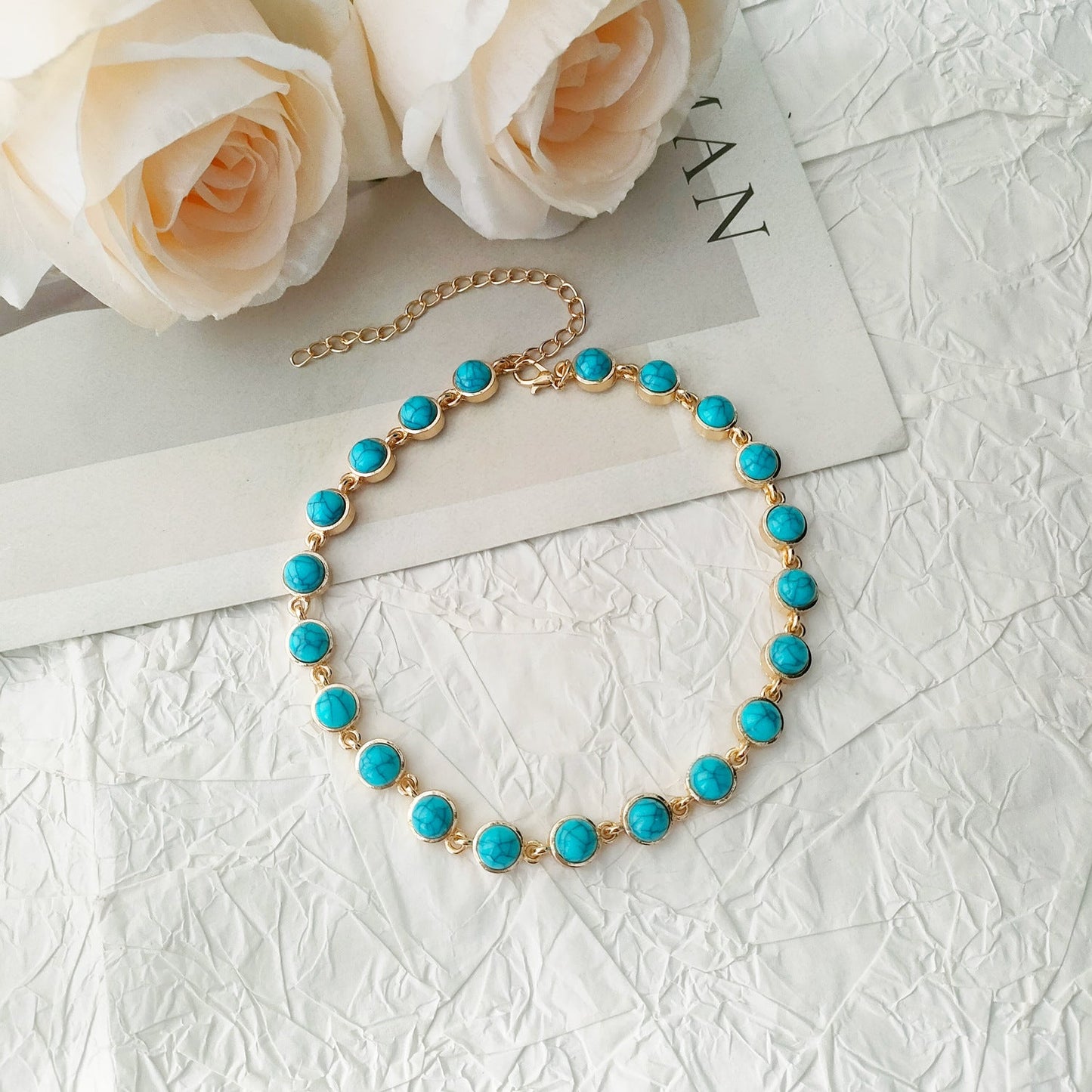Turquoise Beaded Bracelet