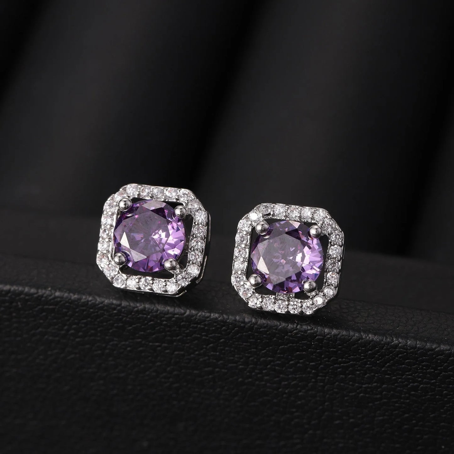 Elegant Amethyst Earrings