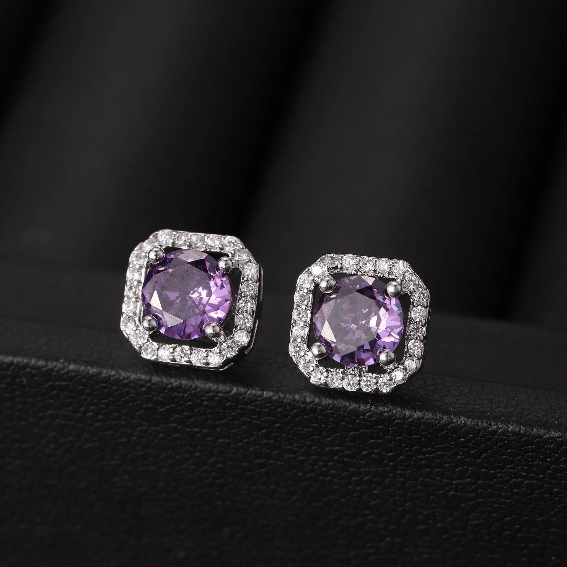 Elegant Amethyst Earrings