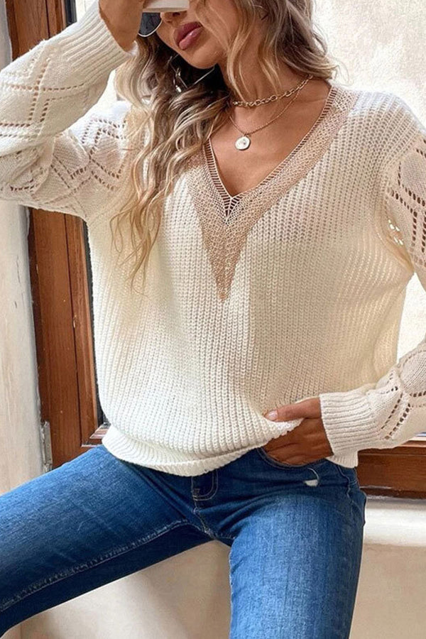 Loose Pullover Knitted Sweater