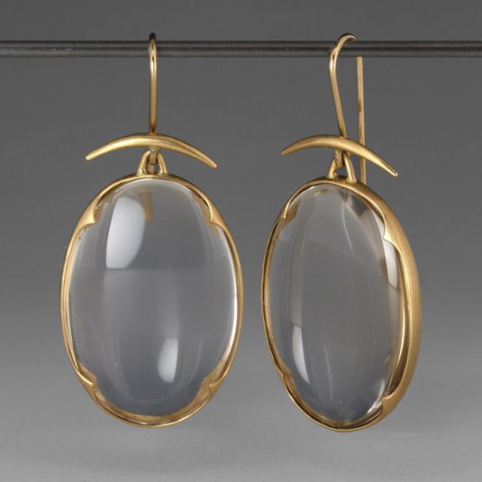 Elegant Moonstone Earrings