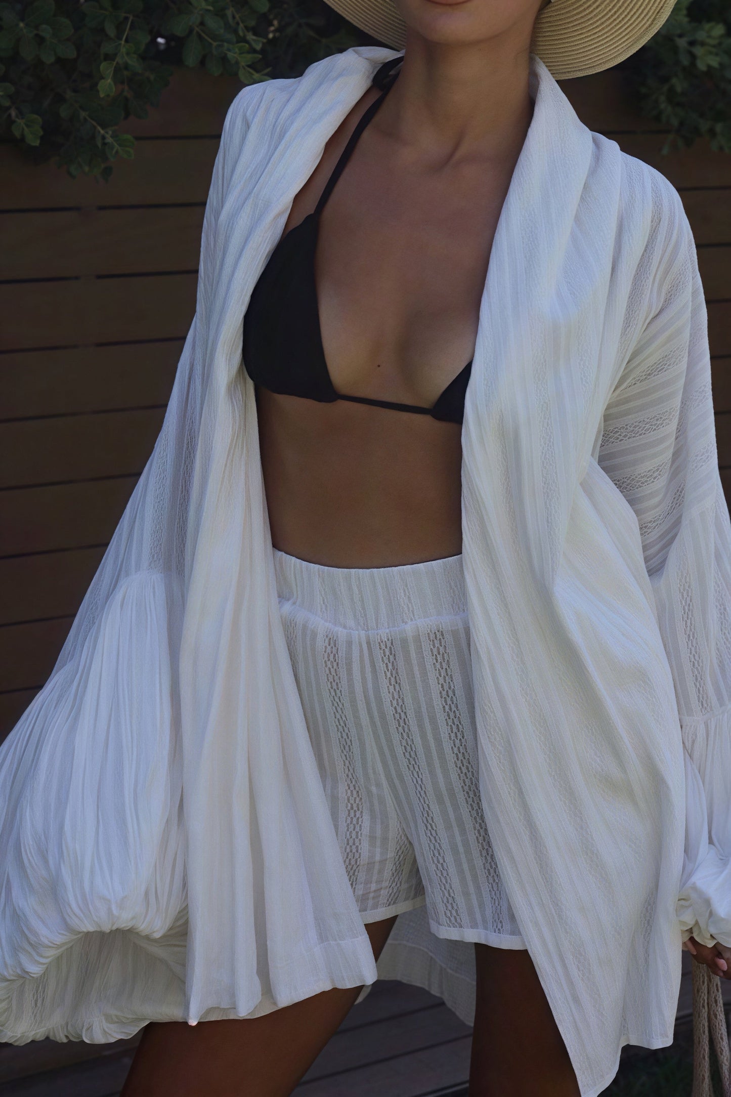 Tie Loose Cutout Two Piece Set