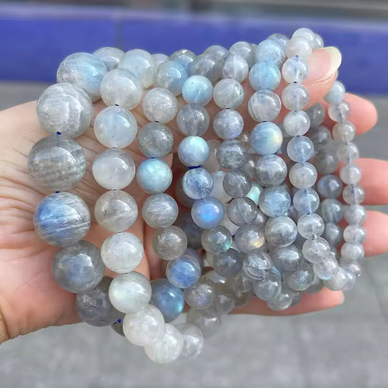 Moonstone Beaded Bracelet